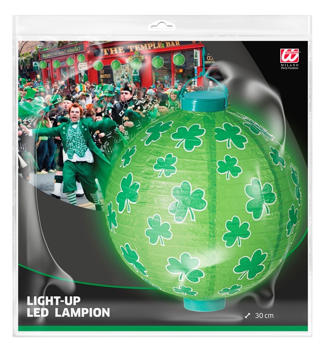 Lampion Luminos Verde Trifoi St Patrick