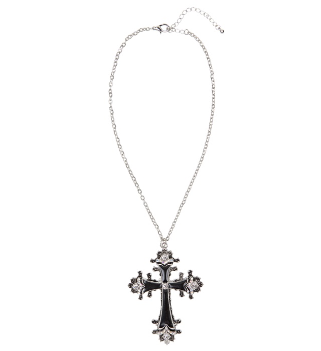 Colier Cruce Neagra