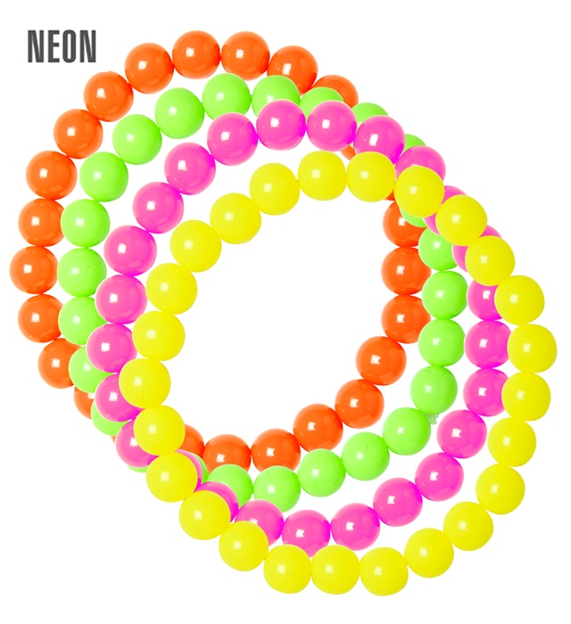 Set Brățări Disco Neon
