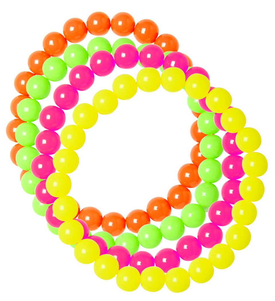 Set Brățări Disco Neon