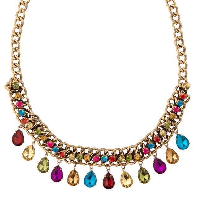 Colier Cu Pietre Multicolore