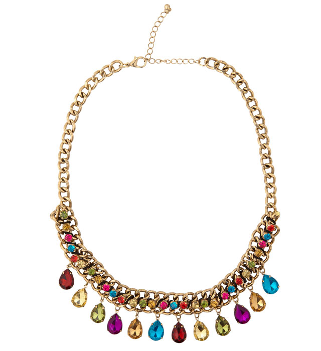 Colier Cu Pietre Multicolore