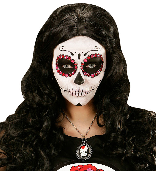 Colier Schelet Cameo Dia De Los Muertos