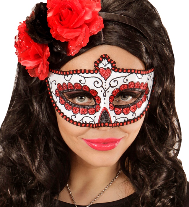 Masca Dia De Los Muertos Decorata