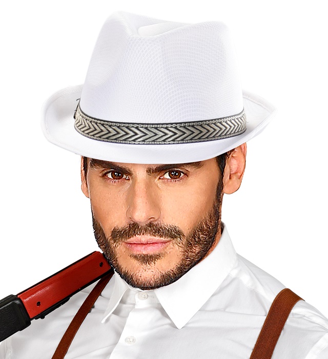 Palarie Fedora Alba