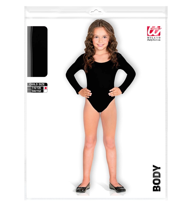 Costum Body Negru Copil