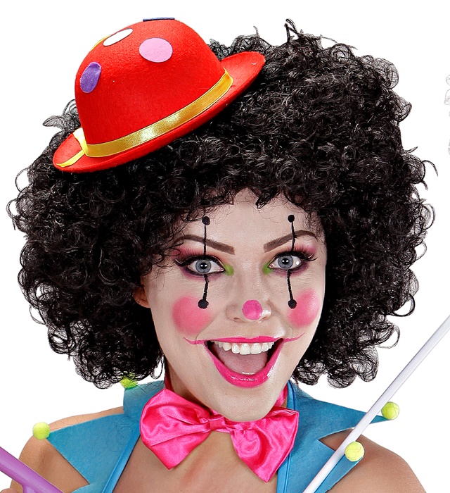 Pălărie mini clown, culori asortate