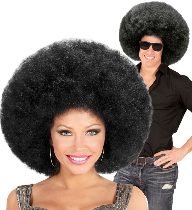 Peruca Afro Neagra
