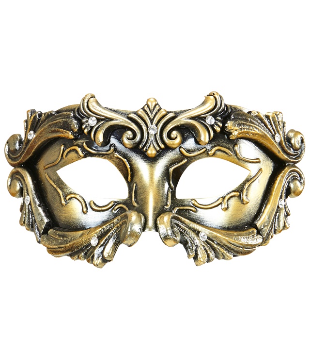 Mască Baroque Bronze