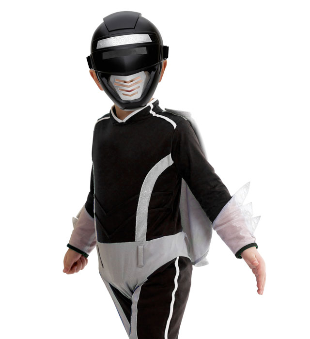 Mască robot negru pentru copii
