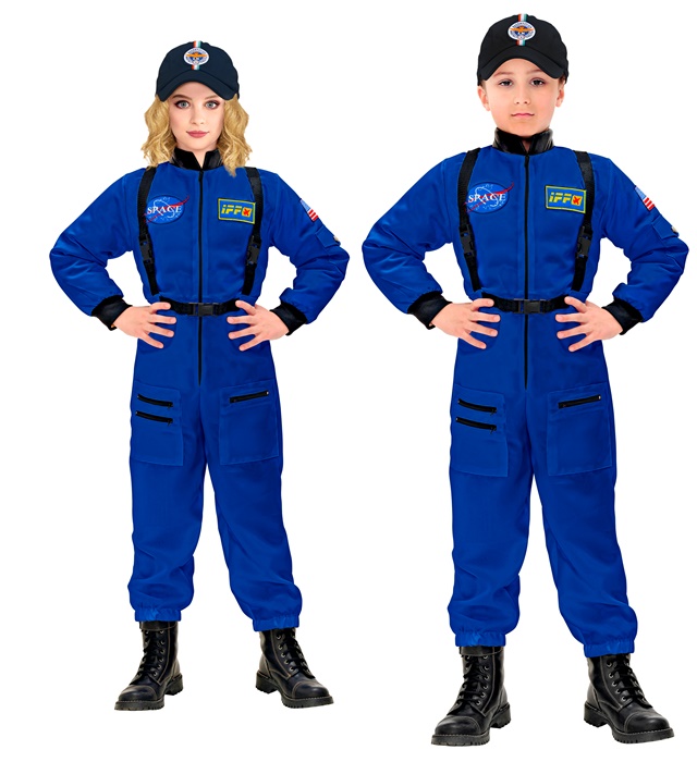 Costum Astronaut Copii Albastru