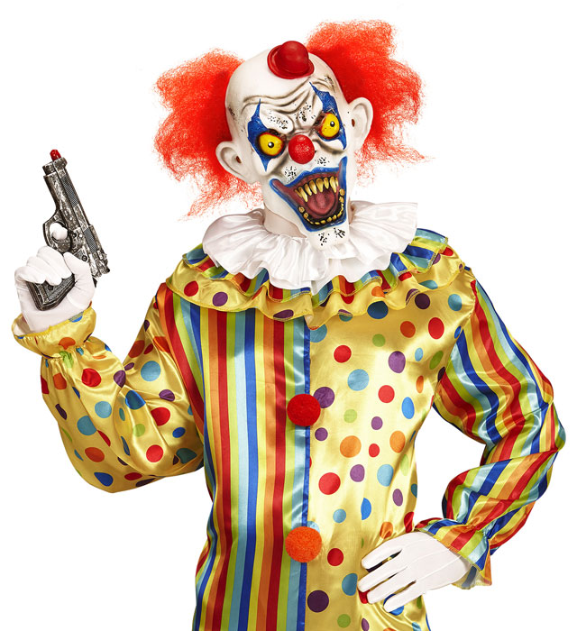 Masca Killer Clown Cu Peruca
