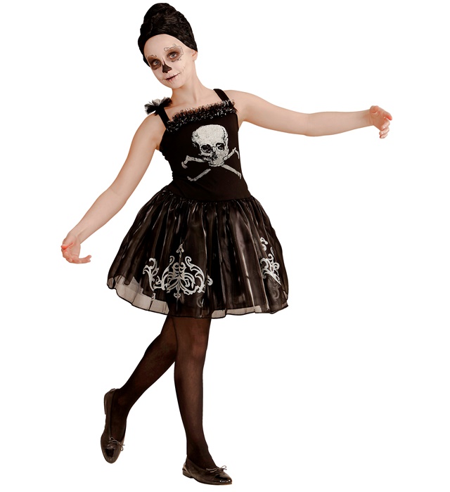 Costum Balerina Schelet Fetita