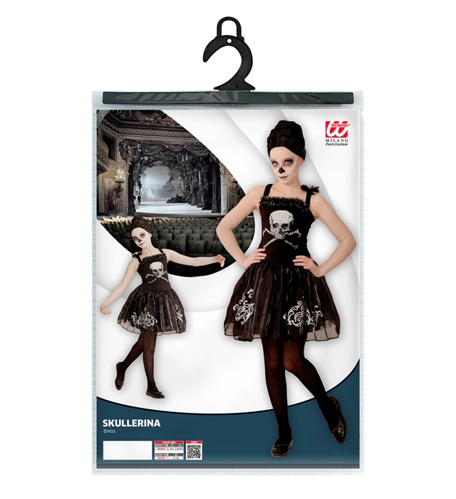 Costum Balerina Schelet Fetita