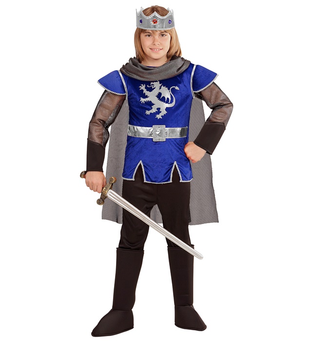 Costum Rege Arthur Albastru