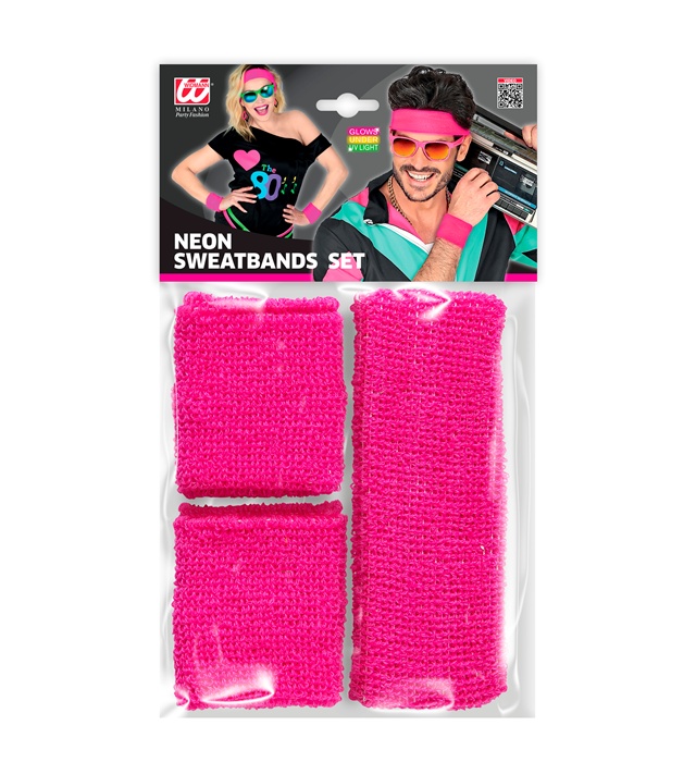 Set Neon Roz Bentita Si Brățări