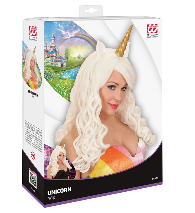 Peruca Alba Unicorn