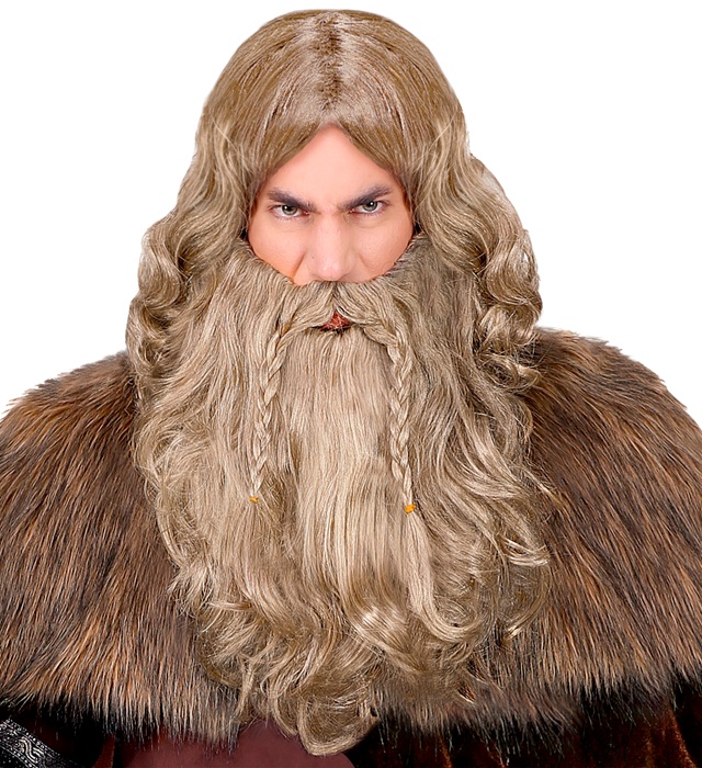 Peruca Viking Blonda