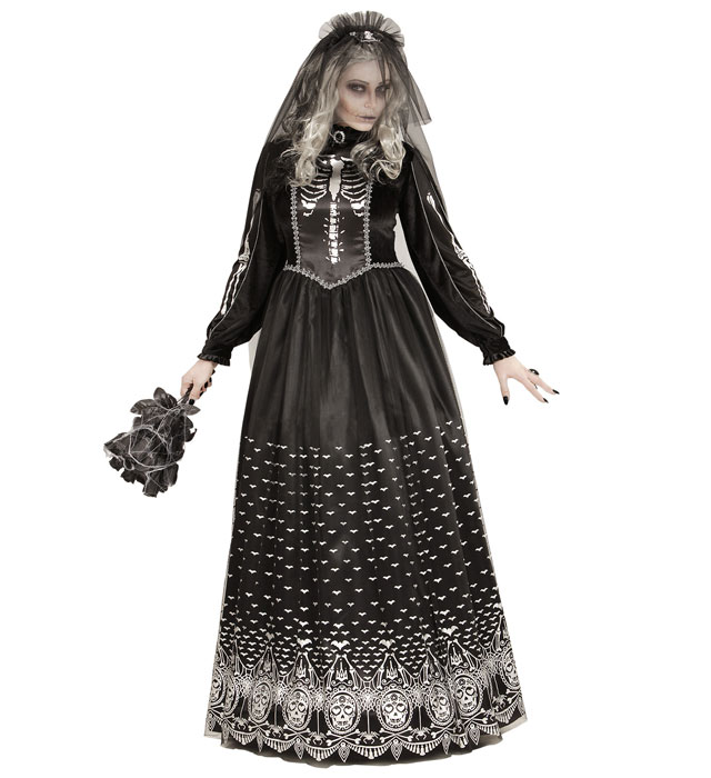 Costum Mireasa Schelet Adult