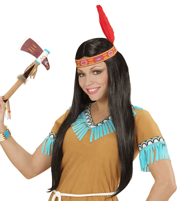 Peruca Indian Cu Pene