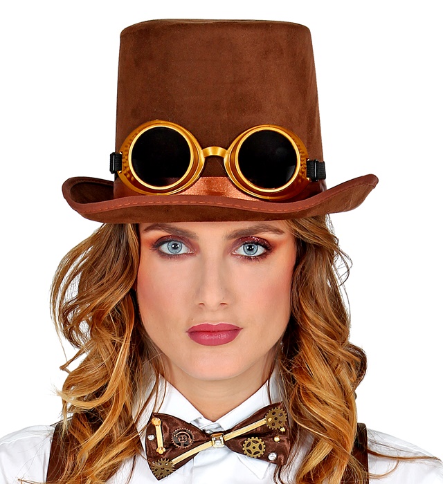 Pălărie Steampunk Ochelari