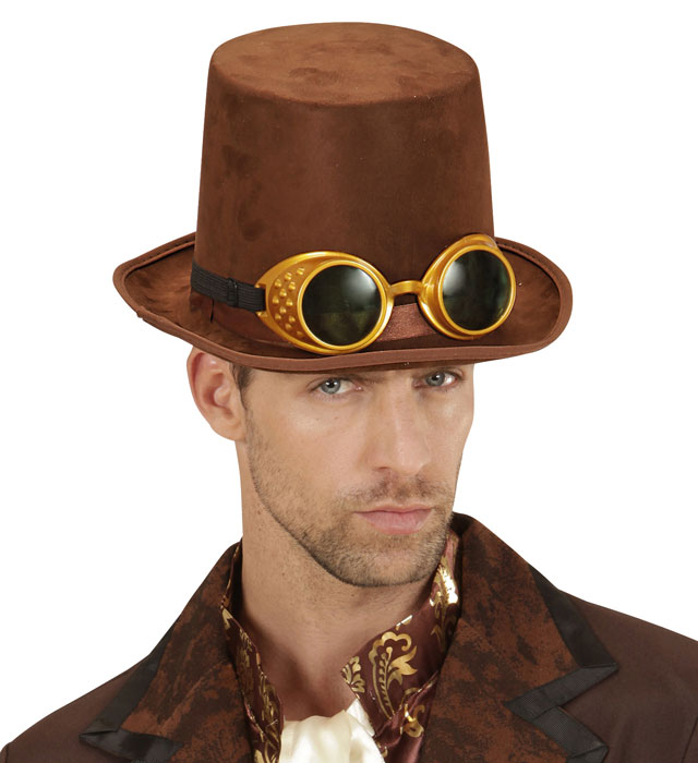 Pălărie Steampunk Ochelari
