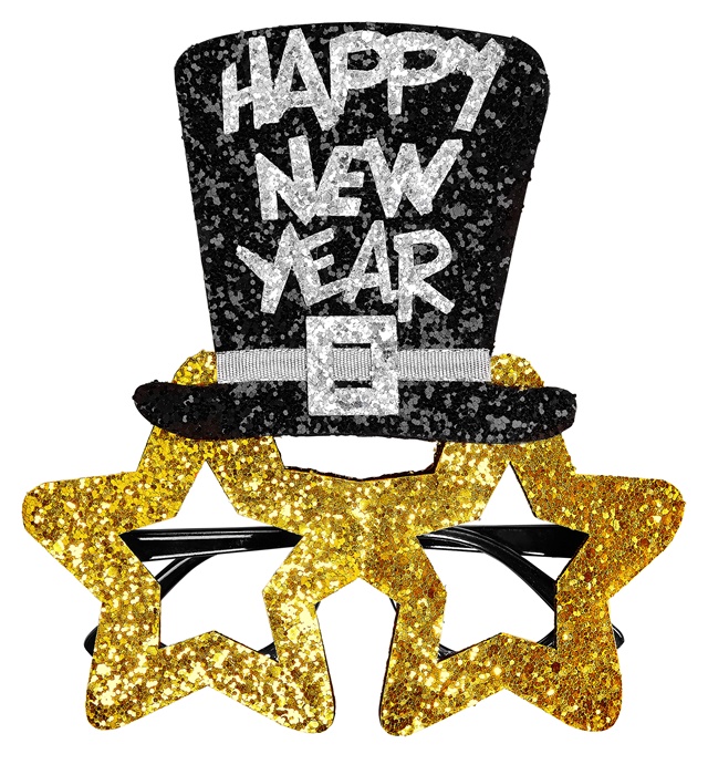 Ochelari Happy New Year Aurii
