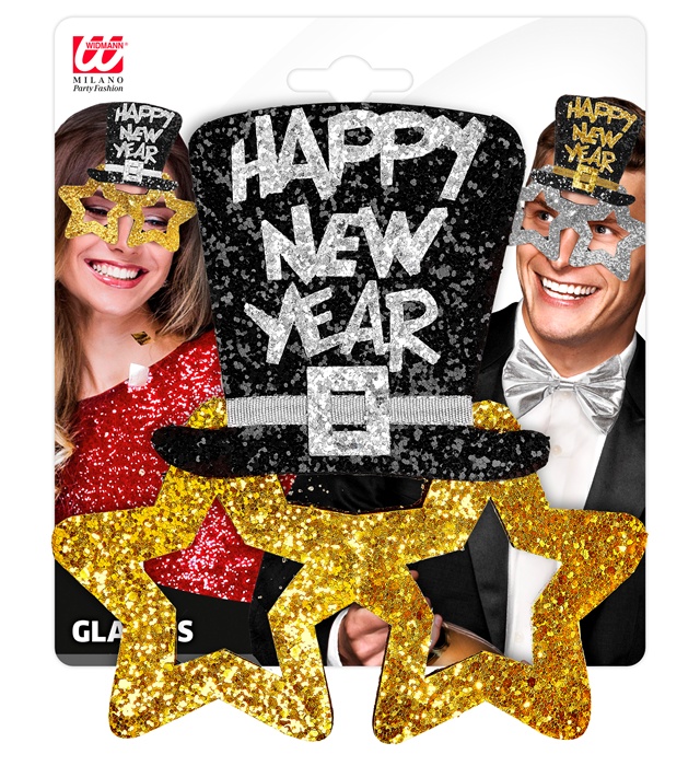 Ochelari Happy New Year Aurii