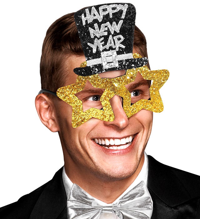 Ochelari Happy New Year Aurii