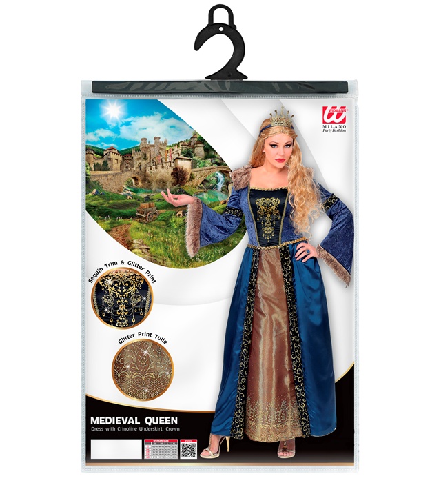Costum Regina Medievala Adult Premium