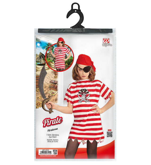 Costum Pirat Fete 11-13 Ani