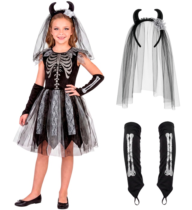Costum Schelet Dracusor Fetita