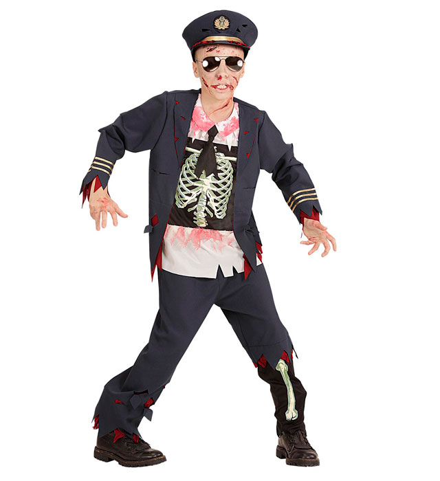 Costum Politist Zombie Copii