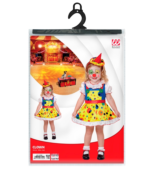 Costum Clown Fetita 2-3 Ani sau 4-5 Ani