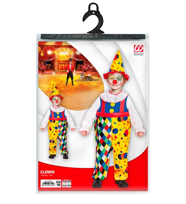 Costum Clown Baiat 2-3 Ani sau 4-5 Ani