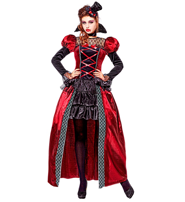 Costum Vampirita Stil Victorian Halloween