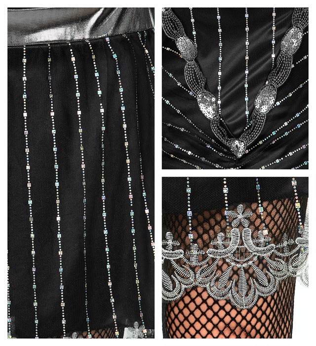 Costum Anii 20 Negru