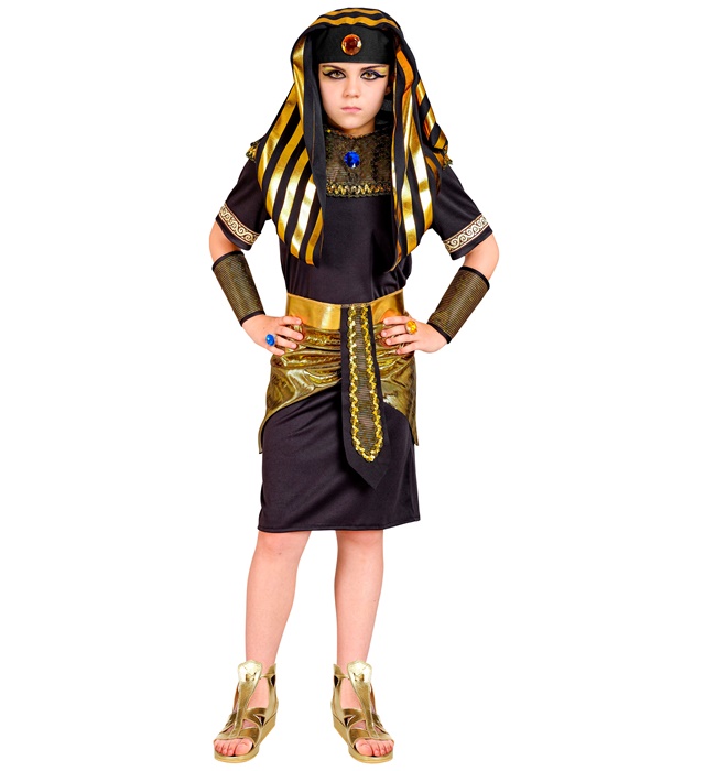Costum Faraon Negru Copil