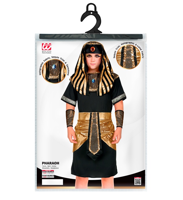 Costum Faraon Negru Copil