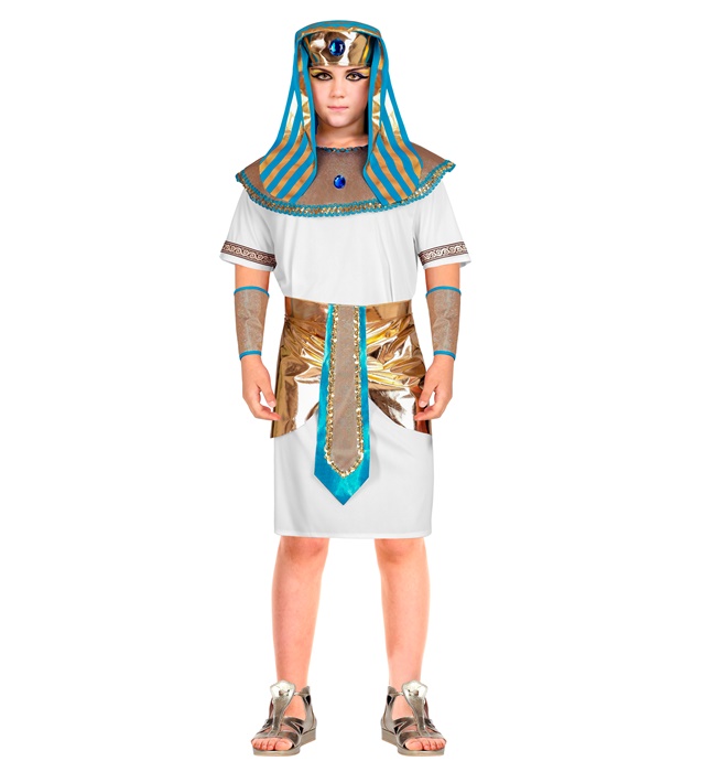 Costum Faraon Alb Copil