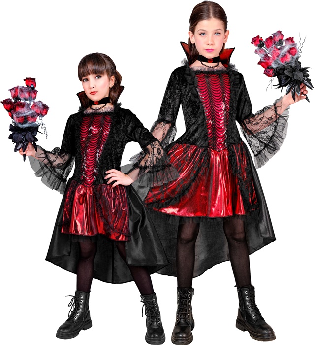 Costum Vampirita Gotica Copii