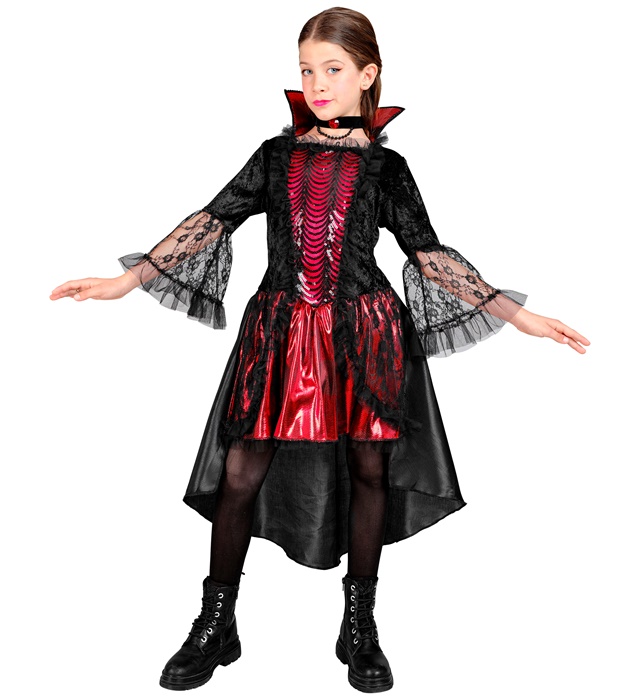 Costum Vampirita Gotica Copii