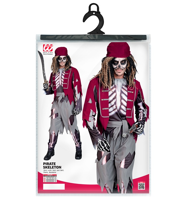 Costum Pirat Schelet Barbat