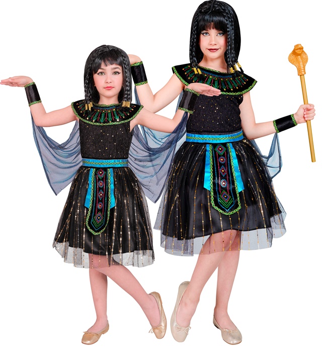 Costum Cleopatra Copii Negru