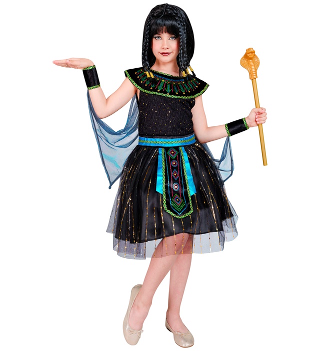 Costum Cleopatra Copii Negru