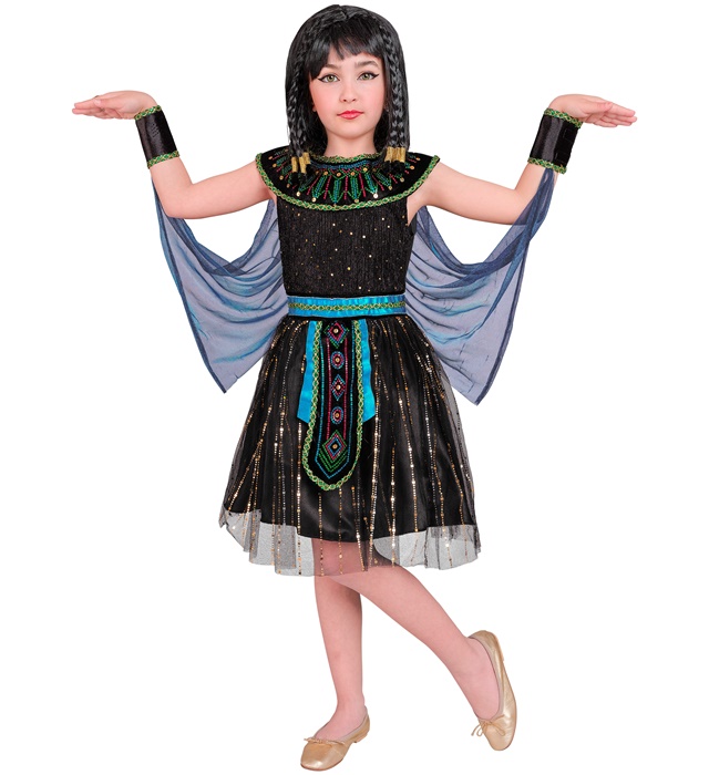 Costum Cleopatra Copii Negru