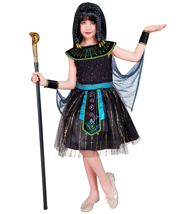Costum Cleopatra Copii Negru