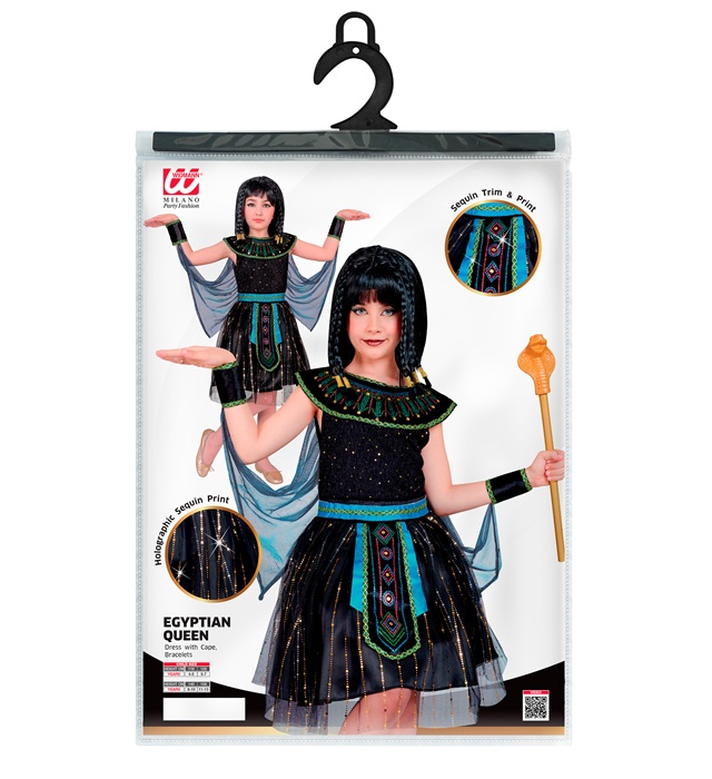 Costum Cleopatra Copii Negru