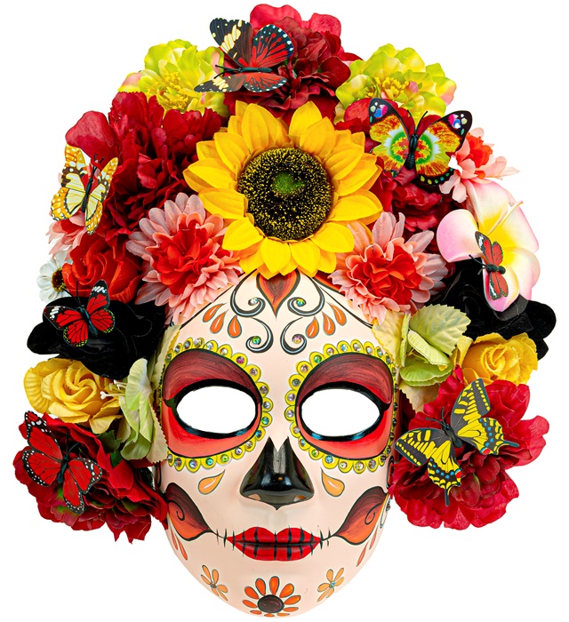 Masca Dia De Los Muertos Deluxe