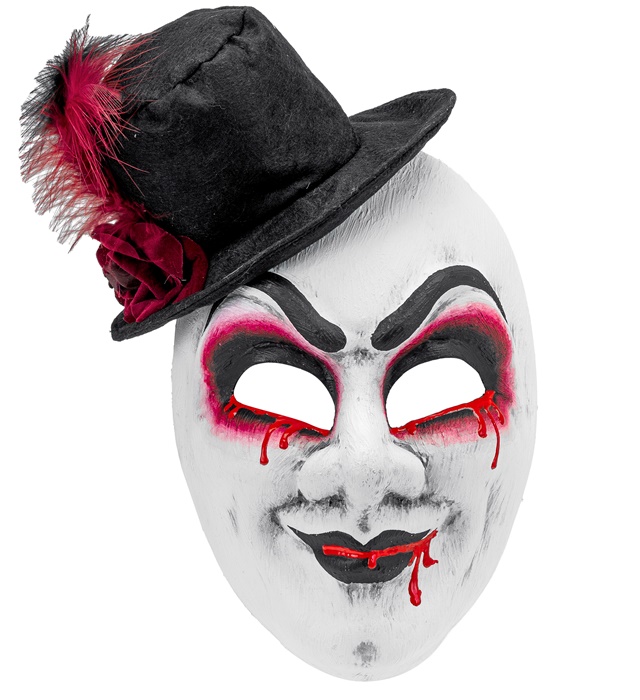 Masca "Commedia Dell`Arte" Insangerata